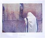 Praying at the Wailing Wall Poster