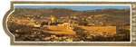 Gilded Edge Bookmark - Jerusalem Panorama