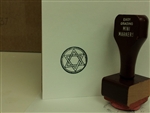 Magen David (Star of David) Rubber Stamp