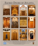 Sacred doors of Atlanta Fine Art Plaque